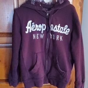 Mens Aeropostale Burgundy Sweatshirt size S